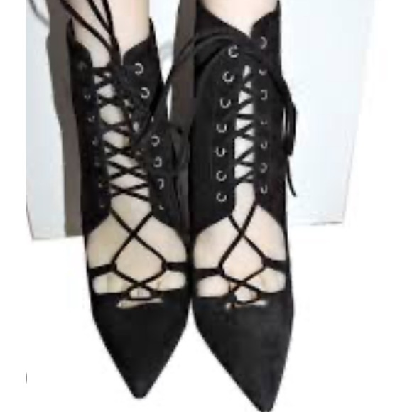 Manolo blahnik booties black suede - Picture 7 of 9